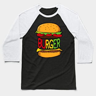 Burger Baseball T-Shirt